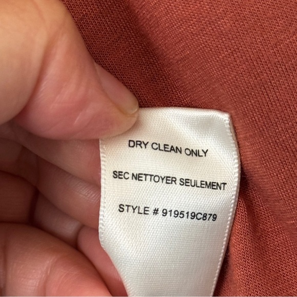 Rebecca Taylor faux fur bomber jacket coat in spice size M - Picture 7 of 9